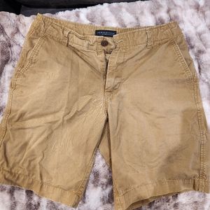 Aeropostale Mens Khaki Shorts